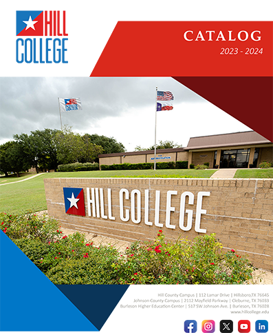 Hill College 2023-2024 catalog image